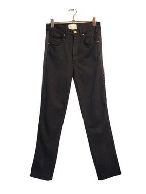 Mcguire | High Rise Newton Button Fly Skinny Jeans Black